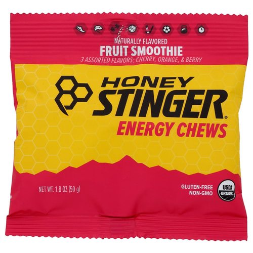 Honey Stinger Energy Chew - Organic - Fruit Smoothie - 1.8 oz - case of 12