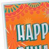 Hallmark Golden Thread Diwali Greeting Cards (6 Cards with Envelopes) Happy Diwali