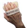 MartiniSPA Exfoliating Body & Shower Sponge with Soap Pocket. All Natural Italian Deep Cleansing Sponge with Soap Saver Pouch & Hand Strap for Men & Women - Use in Shower or Bath - 2 Units/Beige Color