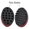 Hair Sponge Magic Twist Sponge Two Sides Dread Afro Coil Barber Hair Sponge for Men and Women Curl Curling Sponge Brush Foam Wave Sponge Big and Small Holes for Boy Girl Long Short Hair 1 Pcs