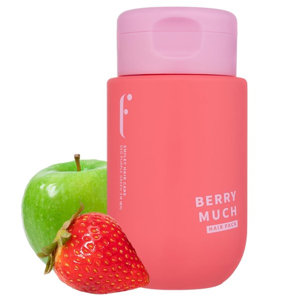 FLABOIS Leave-In Hair Mask - Berry Much, Apple Scent, No-Wash Treatment with 4-Berry Complex and Essential Oils for Dry, Damaged Hair, Split Ends & Breakage, Infused with Biotin & Vitamins, 10 Fl oz