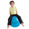 Gaiam Kids Balance Ball - Exercise Stability Yoga Ball, Kids Alternative Flexible Seating for Active Children in Home or Classroom (Satisfaction Guarantee), Blue, 45cm (2.09 Pounds)