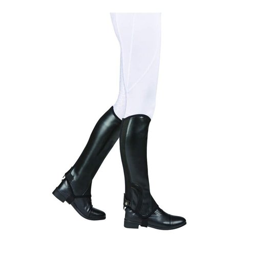 Saxon Syntovia Half Chaps, Black, Childs Small