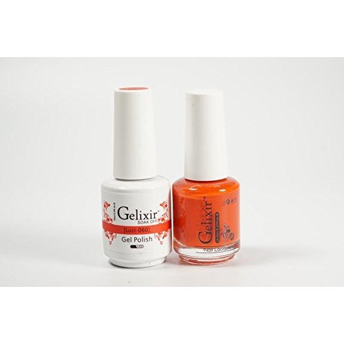 Gelixir Duo Matching Gel and Nail Polish, Made in USA. (060-60 Lust)