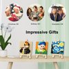 3 Packs World Famous Painting MOC Building Block Set, The Starry Night & Self-Portrait with Bandaged Ear & The Fifer, with Mini Easel x 3 Mini Building Blocks Set (Not Compatible with Lego)