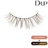 D-UP Natural Look False Eyelashes, False Lashes for Nature Look/Bold Eye Look, Japanese Natural Looking Fake Eyelashes A Day Long Lasting Wear, Lightweight&Reusable, 2 Pair, Color Lash 05 Brown