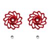 Ceramic Derailleur Pulley Wheel, Rear Derailleur Pulley, Ceramic Bearing Wheel Aluminium Alloy Rear Derailleur Roller 11T/13T (2pcs)