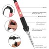 Soldering Iron Kit, 60W Soldering Iron with Interchangeable Iron Tips, 10-in-1 Adjustable Temperature Soldering Welding Iron Kit for any Hobby Enthusiast 110V US Plug