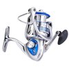 Diwa Spinning Fishing Reels for Saltwater Freshwater 3000 4000 5000 6000 7000 Spools Ultra Smooth Ultralight Powerful Trout Bass Carp Gear Stainless Ball Bearings Metal Body Ice Fishing Reels(3000)