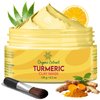 ORGANIC EXTRACT Turmeric Face Mask – 4.2 fl oz / 120g – Vitamin C Brightening Clay Mask for Face, Formulated to Reduce Dark Spots, Deep Cleansing Clay Mask, with Honey, Jojoba Oil, Aloe Vera