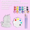 T-Antrix Paint Your Own Unicorn Lamp Kit- Painting kit for Kids 6-12, DIY Unicorn Crafts Night Light for Girls Boys Ages 3+ Arts and Crafts Supplies for Kids Ages 8-12