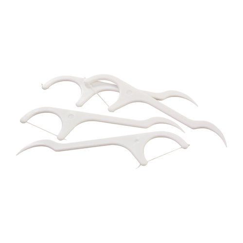 Mint Flavored Floss Picks, Individually Wrapped, Bulk Pack Of 200