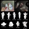 DANNEASY 90pcs Kawaii Nail Charms 3D Baroque Cupid Flat Back Angel Baby Nail Design White Embossed Angel Nail Jewelry Nail Decoration for Acrylic Nails DIY Craft Jewelry Making Accessories