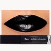 Mynena Black High Shine Non-Sticky Lip Gloss | Lightweight Hydrating & Moisturizing | Vegan & Cruelty-Free | Blake