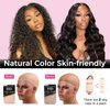 Lashey Skinlike HD Wig Cap 24 Pieces Nude Lace Front Wig Caps for Women Stocking Ultra-thin Breathable and Stretchy Wig Bald Cap