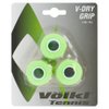 V-Dry Grip | Overgrip | High Performance Tennis Grip (Neon Green, 3-Pack)
