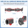 LINNIW Brush Roll Replacement Kit Compatible with Shark DuoClean NV800, NV800W, NV801, NV801Q, NV803, UV810, HV380, HV380C, HV380W, HV381, HV381C, HV382, HV382BRN, HV383, HV384Q Vacuum Cleaner