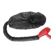 Bonnet Hair Dryer Hood Diffuser Attachment Adjustable Deep Conditioning Cap Upgraded Dry Heat Protector with Elastic Strap for Natural Curly Textured Hair Care Fast Drying Styling Black