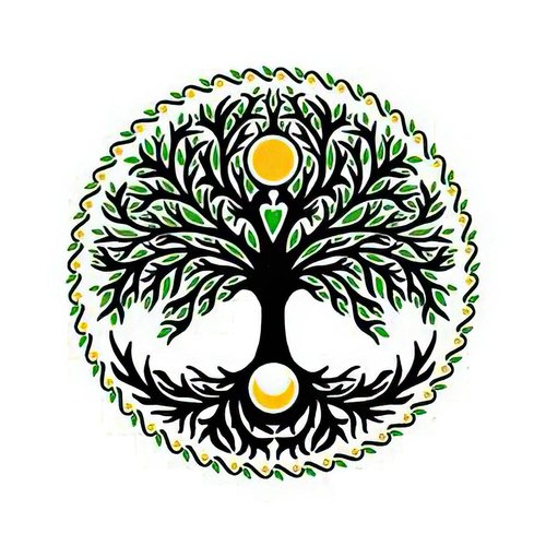 Datewithshower Temporary Tattoos 6 Sheets Celtic Tree of Life with Sun and Moon Tattoo Stickers for Adult Kids Women Men Arms Legs Chest Waist Neck 3.7 X Inch