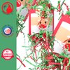 Bonka Bird Toys Christmas Xmas Santa Claus Reindeer Snowman Small Medium Chew Forage Shred Festive Holiday Season Cockatiel Parakeet Conure and Similar (2412 Santa Claus)