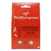 Wedderspoon Organic Manuka Honey Drops, Ginger & Echinacea, 20 Count (Pack of 1) | Genuine New Zealand Honey | Perfect Remedy For Dry Throats