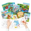 Aannanl 24 Mini Coloring Books Suitable for Children Aged 2-4 and 4-8，Small Party Gifts, Bulk Birthday Gifts, Gift Bag fillers, School Classroom Activities Including Dinosaurs, Pets, Mermaids