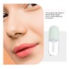 FOMIYES 10Pcs 5ml Cute Capsule Shaped Mini Lip Gloss Tubes Refillable Lip Balm Bottles Clear Empty Lip Balm Containers Plastic Lipstick Tube with Wands for DIY Cosmetics Green