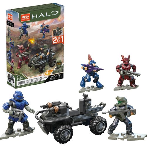 MEGA Halo UNSC Gungoose Gambit Attack Vehicle Halo Infinite Construction Set, Building Toys for Boys