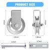 Home Gym Pulley System,LAT Pulley System,Weight Pulley System for Cable Machine,LAT Pulldown Attachments for DIY Home Gym Garage,304 Stainless Steel Cable Pulley System
