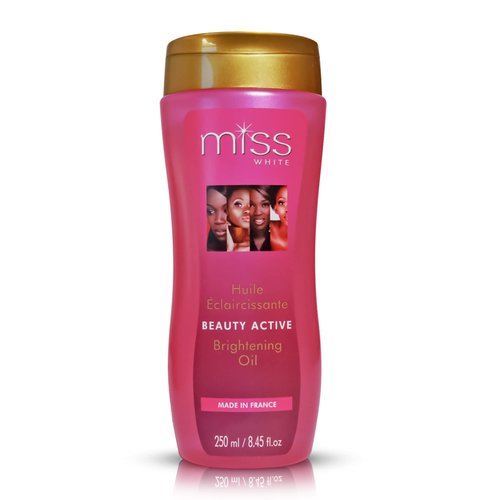 FAIR & WHITE Miss White Brightening Oil 250ml - Skin Brightening Properties, with Almond Oil