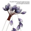 KALLORY Flower Hair Stick Ancient Style Tassel Hair Stick Pendant Updo Hair Accessory