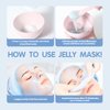 MEWEACHI Jelly Mask For Facials Professional,Spa facial mask Rubber Mask, Moisturizing&Hydrating for Wrinkles&Acne,23 Fl Oz Jar Face Mask SkinCare,Natural Gel Face Masks Facial Mask (Hyaluronic Acid)