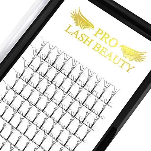 Premade Volume Eyelash Extensions 5D-C-0.10-14mm Long Stem 9-16 mix Premade Fans Eyelash Extensions Volume Lash Extensions .07 .10 Premade Volume Fans C D Pre made Lash Fans (14 mm, 5D-C-0.10)