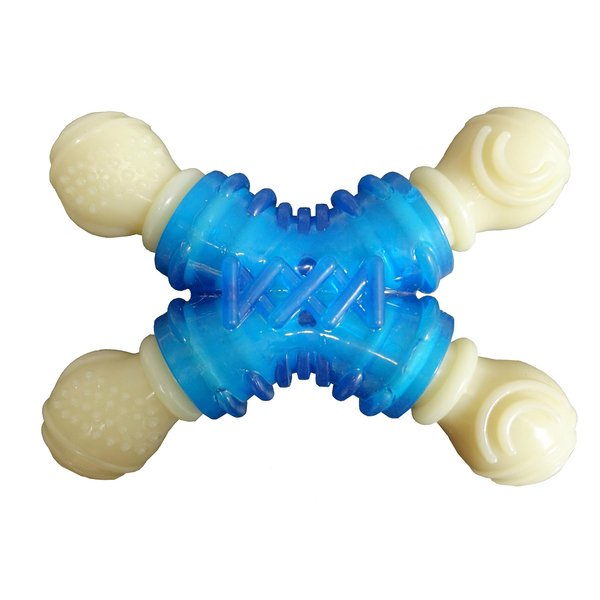 Nylon with TPR Bone Dog Toy (X Shape Bone)