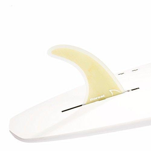 DORSAL Signature Series Bamboo Surf SUP Longboard Surfboard Fin Bamboo 9 inch Fiberglass with Bamboo Over Hexcore