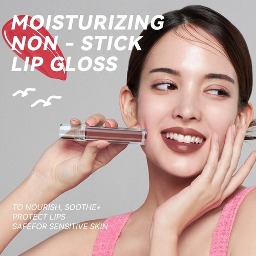 Lip Gloss Set for Women, Lip Plumping Gloss, Moisturising Lip Tint Stain, Lip Oil Glossy Shimmer, Hydrating Mirror Liquid Lipstick,Velvet Lip Glaze,Juicy Glossy Finish Lip Makeup Gifts