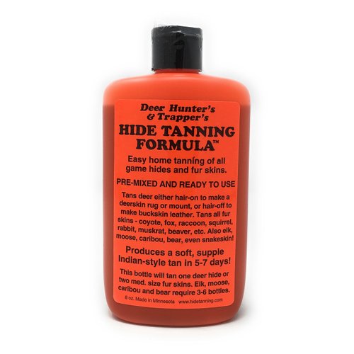 Knoblochs Deer Hunter's & Trapper's Hide & Fur Tanning Formula and Fleshing Tool Set (1)