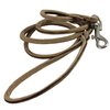 Genuine Leather Rope Leash 6Ft Long 3/16" Diam for Small to Medium Dogs