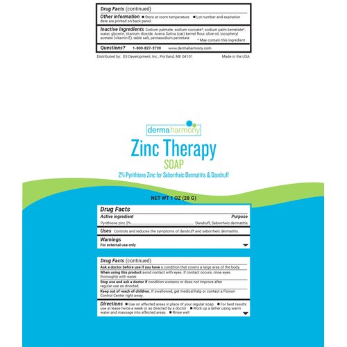 Dermaharmony Zinc Therapy Soap 1 Oz. Bar (Set of 10)