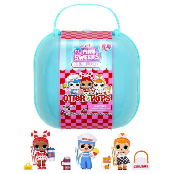 L.O.L. Surprise! Loves Mini Sweets Otter Pops Deluxe Pack with 20+ Surprises, Including 3 Collectible Dolls and Accessories, Holiday Toy, Great Gift Kids Ages 4 5 6+ Years Old(Multi Color)