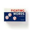 Brass Monkey Fighting Words – Fast Paced Word Making Dice Game Includes Sand Timer 15 Six-Sided Dice and Dice Cup, 2+ Players