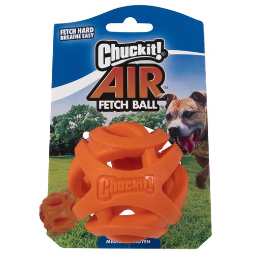 Chuckit! Air Fetch Ball Dog Toy, Medium (2.5 Inch Diameter), for dogs 20-60 lbs, Pack of 2