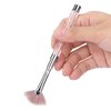 Nail Brush, Fan Shaped Nail For Dusting Nails, Flat Head Fan Shaped Pen With Gradient Varnish, Brush Nail Art For Nail Brushes Nail Pen, Manicure Brush Small Head Shaking Chalk