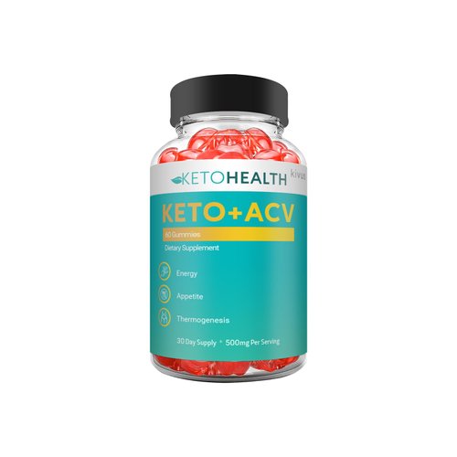 kivus KetoHealth Gummies - Keto Health Keto Apple Cider Vinegar Gummies (Single, 60 Gummies)