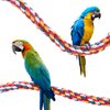 Jusney Bird Rope Perches,Parrot Toys 33 inches Rope Bungee Bird Toy (33 inches)[1 Pack]