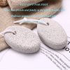 4-Pack Natural Pumice Stone for Feet, Borogo Lava Pedicure Tools Hard Skin Callus Remover for Feet and Hands - Natural Foot File Exfoliation to Remove Dead Skin, Heels, Elbows, Hands
