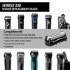 VIDSA 32B S3 Electric Replacement Shaver Head Accessories for Braun Series 3 Shaving Razor Head, Suitable for Braun S3 3040s 3000s 3050cc 3010s 3070cc 3080s 3090s 310s 3020s 330s 370cc-4 380s-4, Etc.