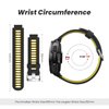 NotoCity Silicone Watch Band Replacement Solft Silicone Strap Compatible Forerunner 230/220/ 235/620/ 630/ 735XT/ Approach S20/ S5/ S6-Black Yellow