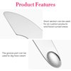 POPETPOP Makeup Spatula Foundation Spatula- Korean Cosmetic Spatula, Stainless Steel Facial Spatula Professional Foundation Palette Mixer Facial Cosmetic Makeup Tool