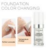 TLM Colour Changing Foundation - Flawless Coverage, Lightweight Formula, Adapts to Skin Tone, Hides Wrinkles & Lines, Hydrating & Long-Lasting, BB Cream Makeup Base Concealer Cover